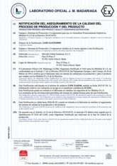 LOM 14 ATEX 9050 Certificate · Delvalle Box