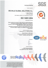 ISO 14001 Certificate · Delvalle Box