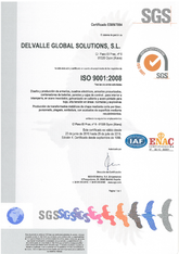 Certificado ISO 9001 · Delvalle Box