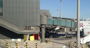 Boarding Bridges at Hamad International Airport · Delvalle Box