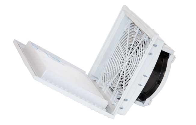 Ventilateur avec filtre Zefiro IP54-IP55 · Delvalle Box