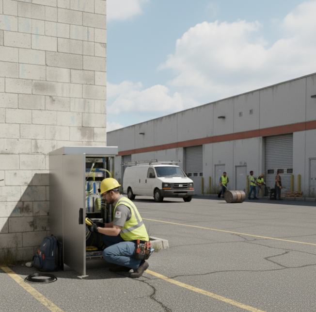 Fiber optic cabinet · Delvalle Box