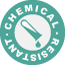 Logo Chemical resistant · Delvalle Box