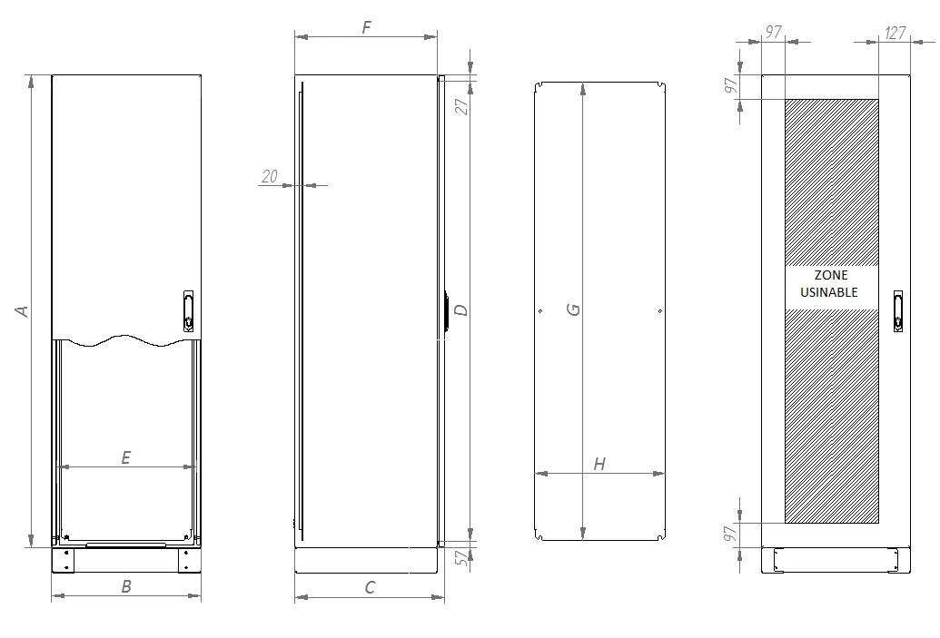 Armoire Compacte Aluminium Tribeca IP66 · Delvalle Box