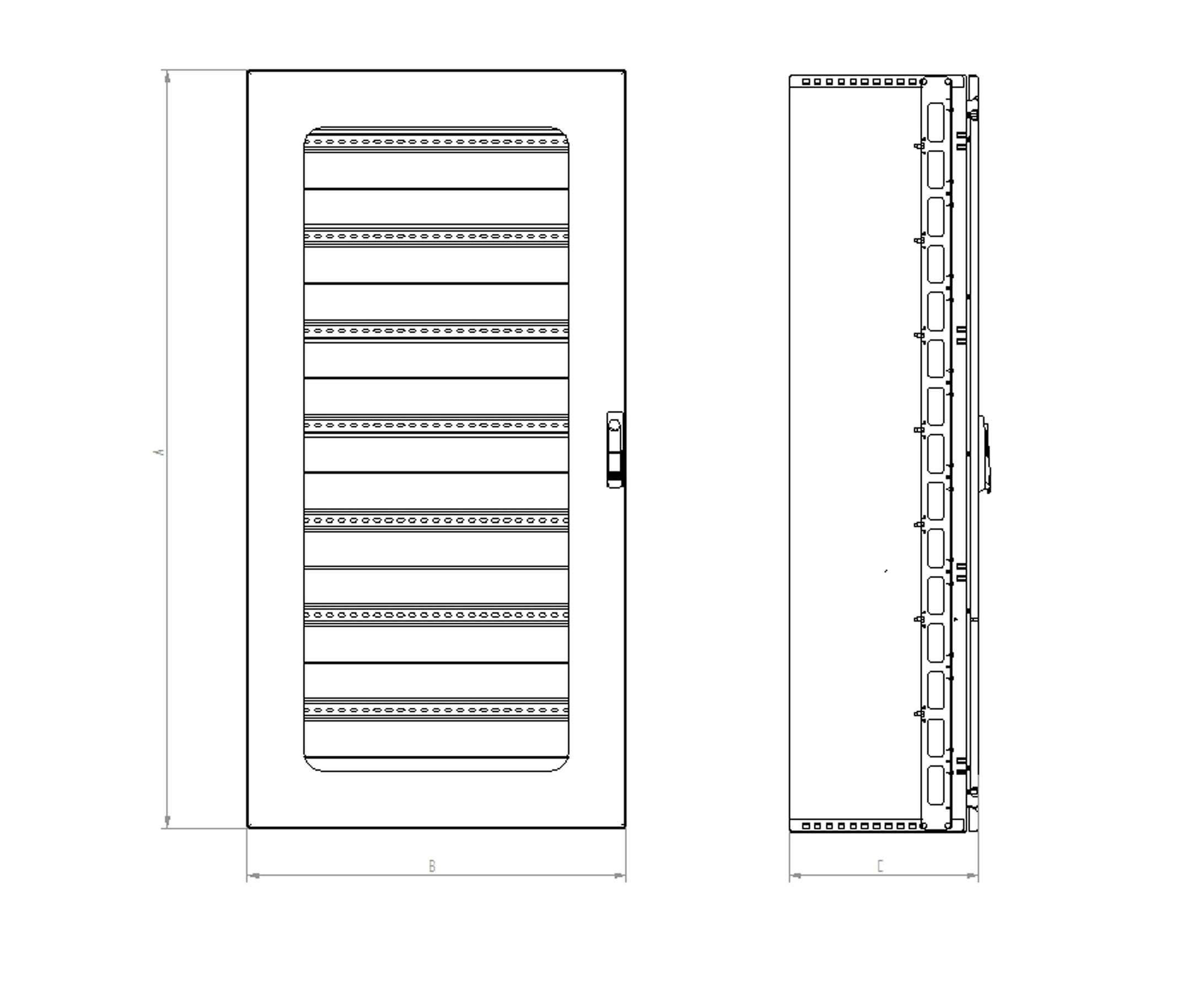 Modular Distribution Compact Cabinets Tribeca IP66 · Delvalle Box