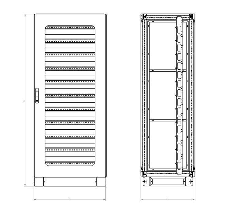 Armario de Distribución Modular Titan IP66 · Delvalle Box