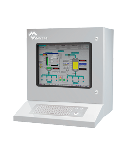 Armario PC Compacto Workstation HMI´s IP65 · Delvalle Box