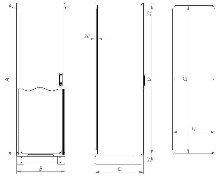 Tribeca EMC Free-Stand Enclosures · Delvalle Box