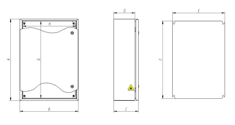 Caja Galvanizada Mural Luxor IP66 · Delvalle Box