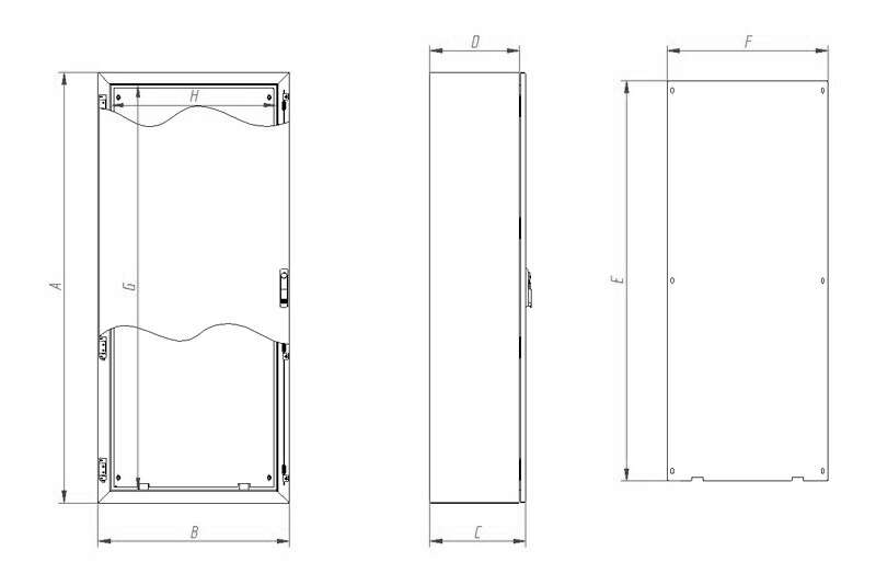 Galvanized Free-Standing Enclosure Tribeca IP66 · Delvalle Box