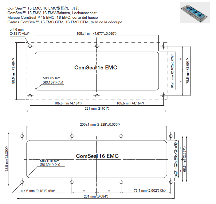 Sistemas de paso de Cables Roxtec EMC · Delvalle Box