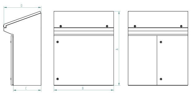 Pupitre Riviera IP66 · Delvalle Box