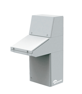 Pupitre Desmontable Acero Atrium IP66 · Delvalle Box