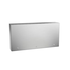 Panoramic wall mounted stainless steel enclosure luxor tedeo IP66: main view of the product