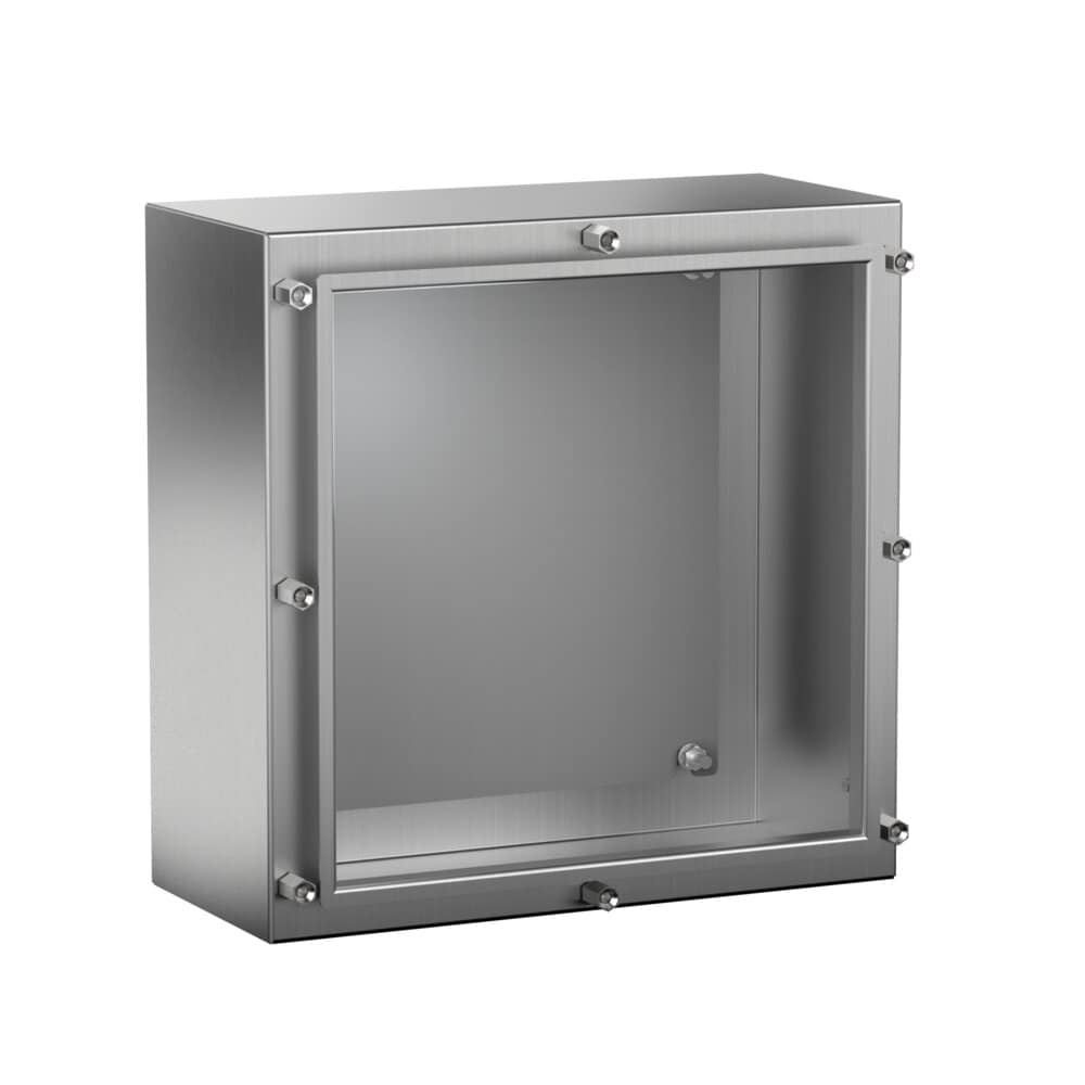 Stainless steel junction box geo IP67: detail view of the product
