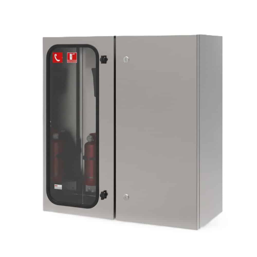 Door-locking system: side view of the product