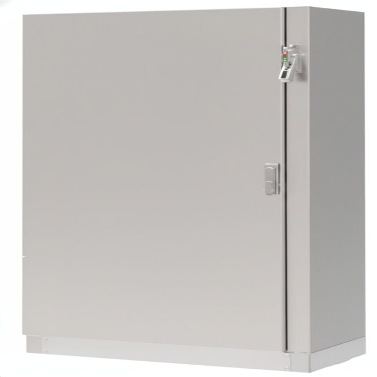 Armario eléctrico nema con desconectador de corriente: vista lateral del producto