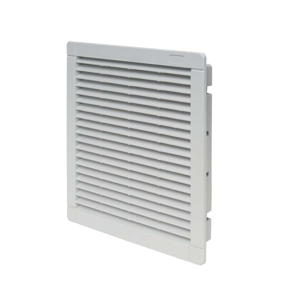 Ventilateur avec filtre thermoplastique : vue latérale du produit