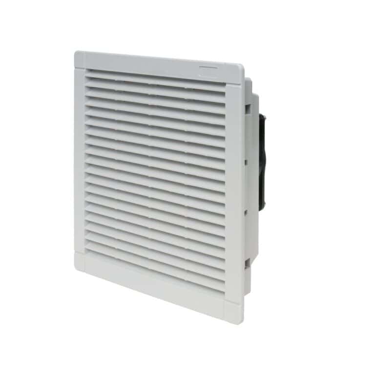 Ventilador con filtro prius termo-plástico: vista posterior del producto