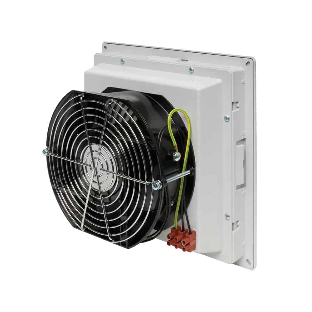Ventilateur avec filtre thermoplastique : vue complémentaire du produit