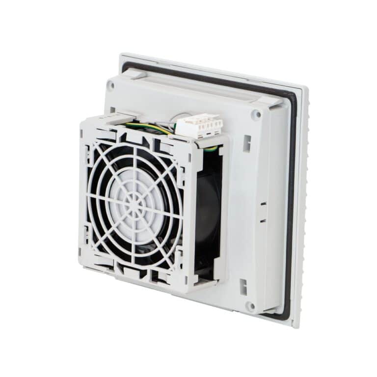 Ventilador inox exterior IP55: vista lateral del producto