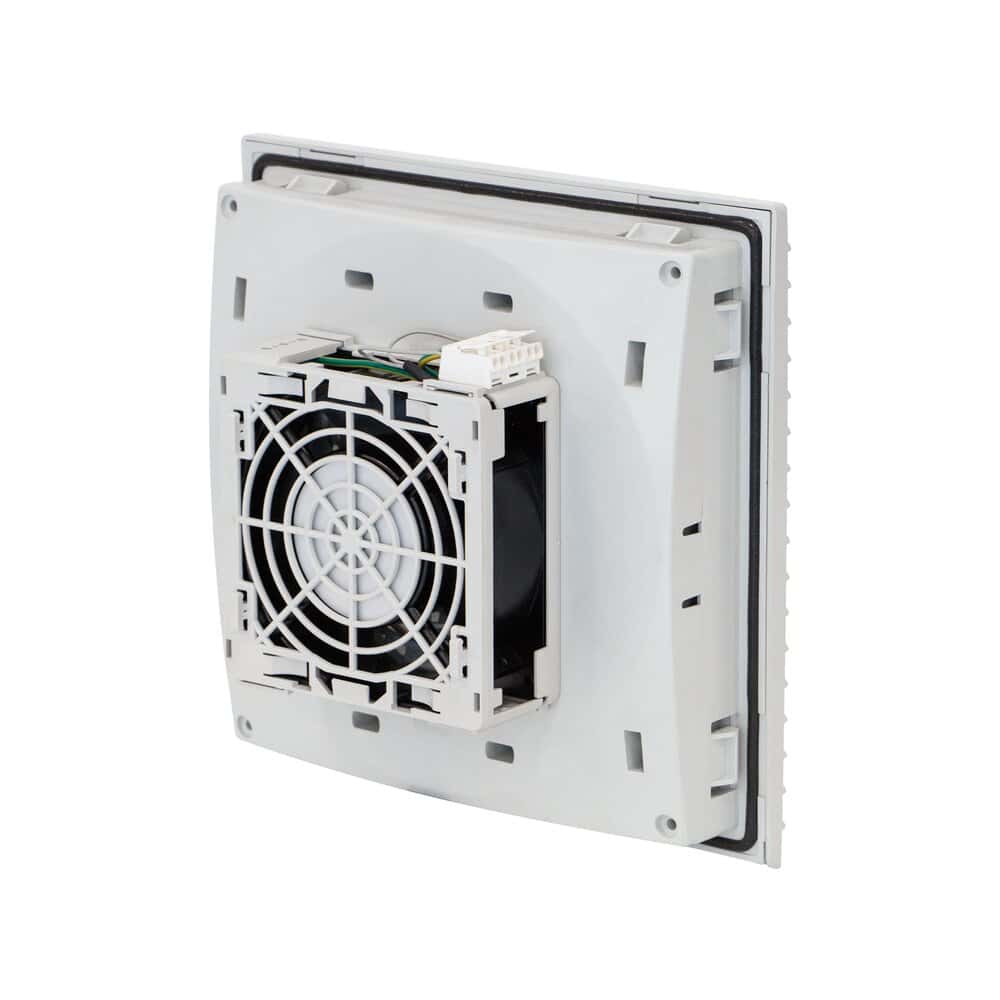 Ventilateur avec filtre inoxydable IP55 : vue arrière du produit