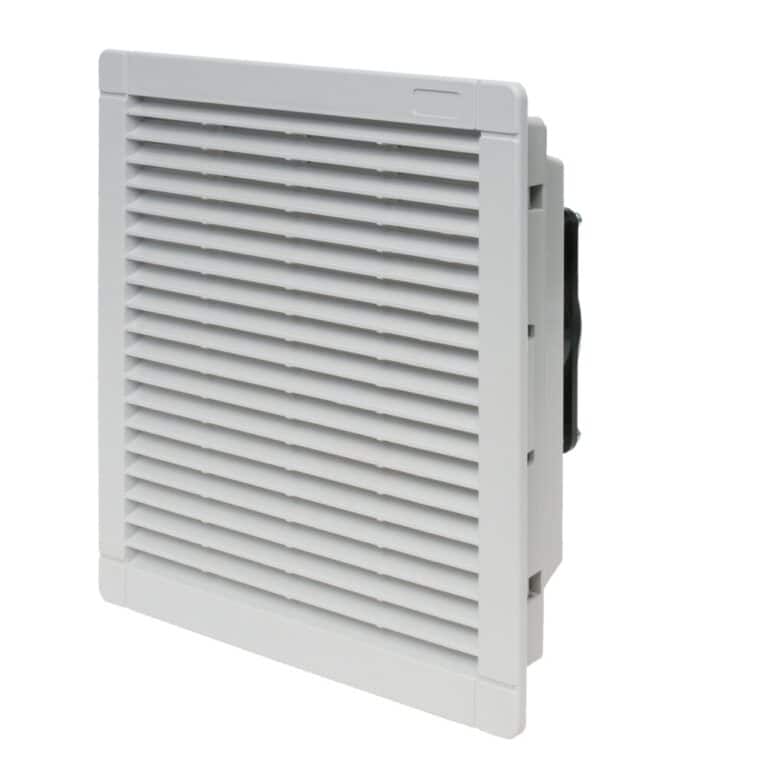 Ventiladores EMC con filtro prius IP55: vista posterior del producto
