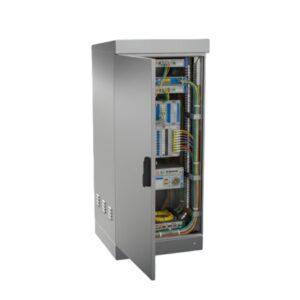 Outdoor cabinet for fiber optics: main view of the product